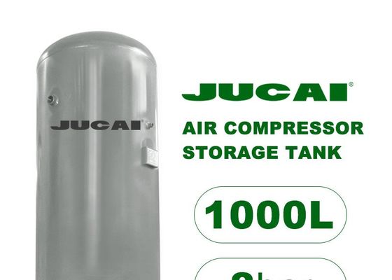 DN08 Carbon Steel Industrial Compressed Air Tanks 1000 Liter 8BAR