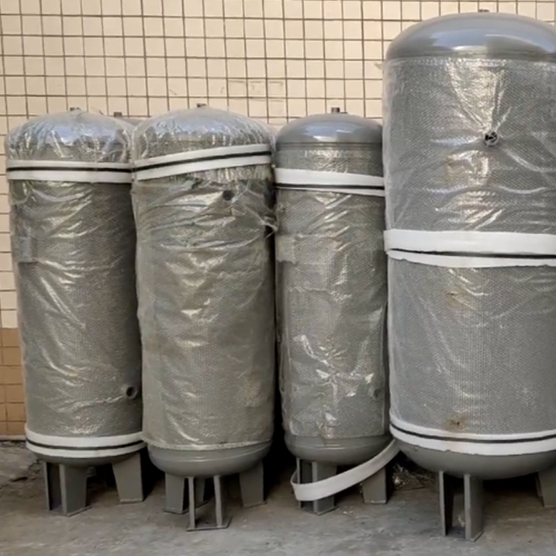 DN08 Carbon Steel Industrial Compressed Air Tanks 1000 Liter 8BAR
